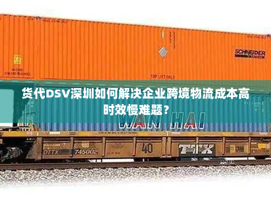 货代DSV深圳如何解决企业跨境物流成本高时效慢难题? 货代DSV深圳如何解决企业跨境物流成本高时效慢难题?