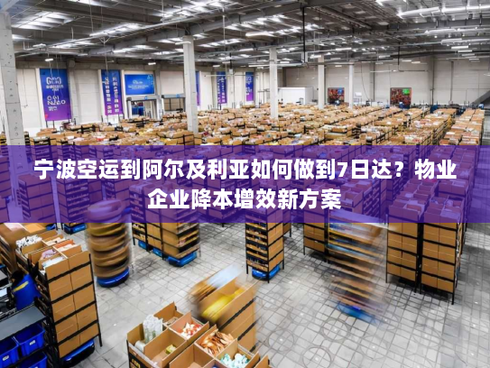 宁波空运到阿尔及利亚如何做到7日达?物业企业降本增效新方案 宁波空运到阿尔及利亚如何做到7日达?物业企业降本增效新方案