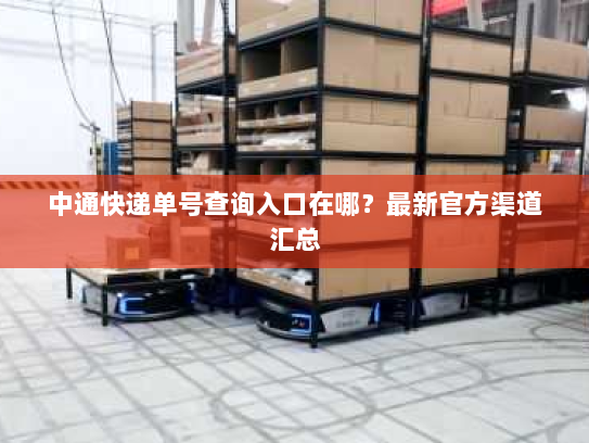 中通快递单号查询入口在哪？最新官方渠道汇总