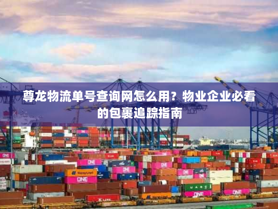 尊龙物流单号查询网怎么用?物业企业必看的包裹追踪指南 尊龙物流单号查询网怎么用?物业企业必看的包裹追踪指南