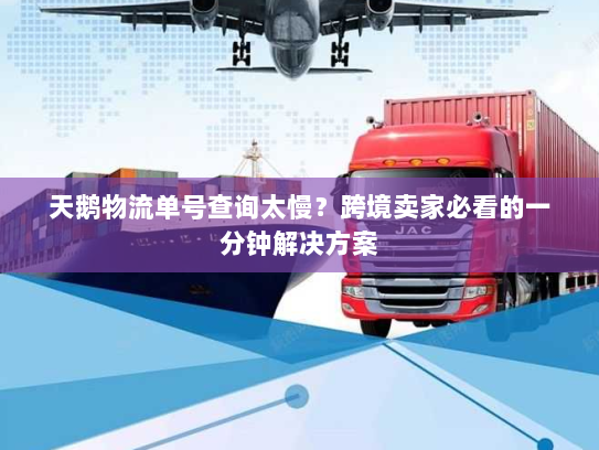 天鹅物流单号查询太慢？跨境卖家必看的一分钟解决方案