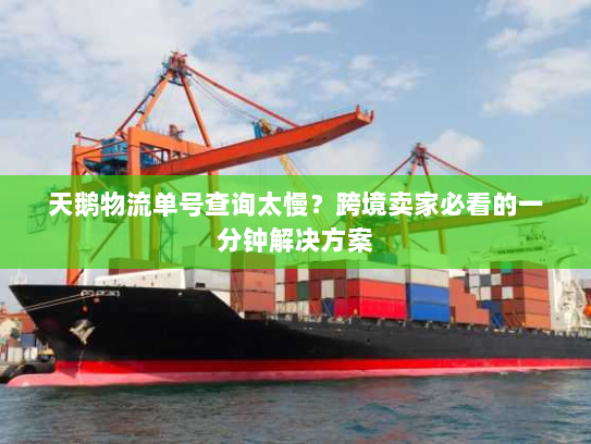 天鹅物流单号查询太慢？跨境卖家必看的一分钟解决方案