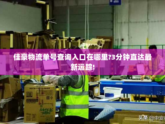 佳豪物流单号查询入口在哪里?3分钟直达最新运踪! 佳豪物流单号查询入口在哪里?3分钟直达最新运踪!