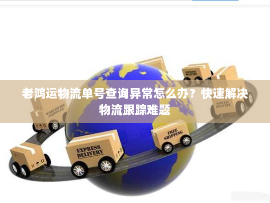 老鸿运物流单号查询异常怎么办？快速解决物流跟踪难题