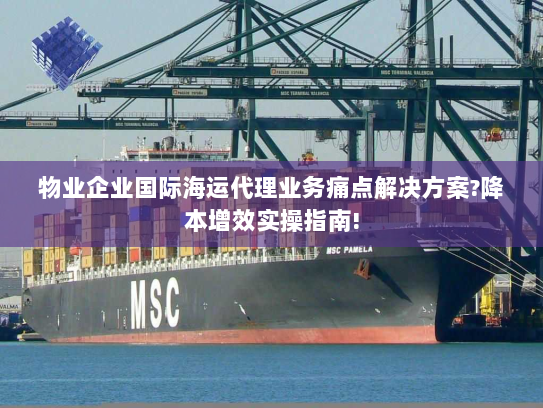 物业企业国际海运代理业务痛点解决方案?降本增效实操指南!