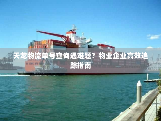天龙物流单号查询遇难题?物业企业高效追踪指南 天龙物流单号查询遇难题?物业企业高效追踪指南