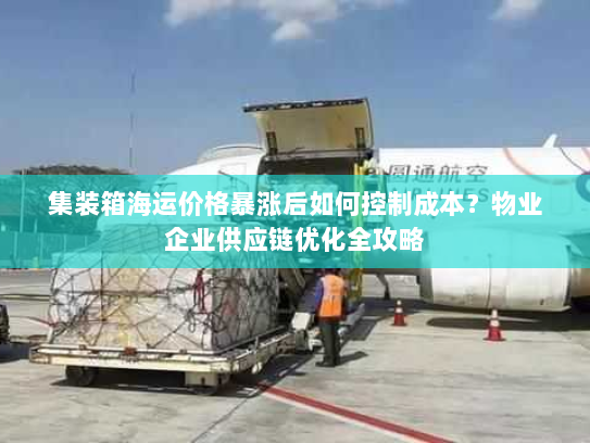 集装箱海运价格暴涨后如何控制成本？物业企业供应链优化全攻略