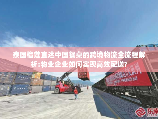 泰国榴莲直达中国餐桌的跨境物流全流程解析:物业企业如何实现高效配送?