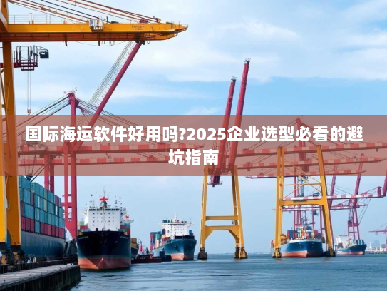 国际海运软件好用吗?2025企业选型必看的避坑指南