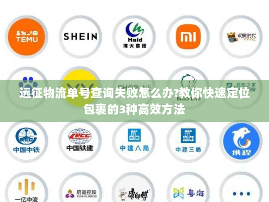 远征物流单号查询失败怎么办?教你快速定位包裹的3种高效方法