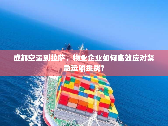 成都空运到拉萨，物业企业如何高效应对紧急运输挑战？