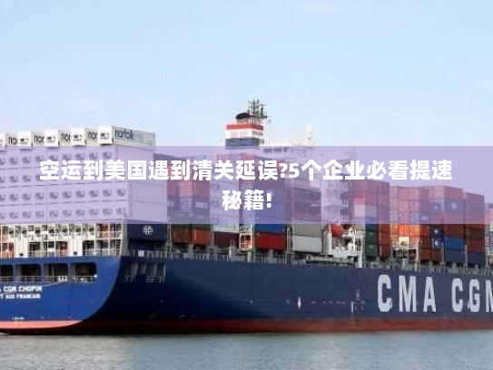 空运到美国遇到清关延误?5个企业必看提速秘籍!