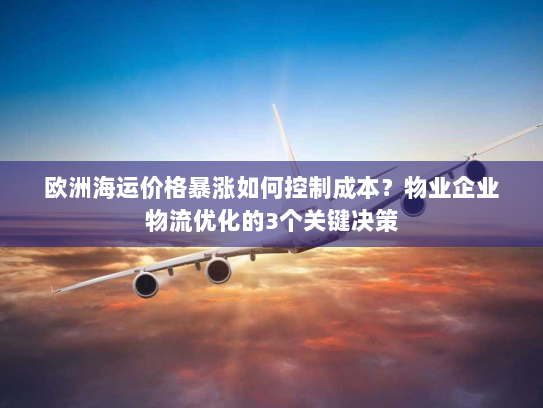 欧洲海运价格暴涨如何控制成本？物业企业物流优化的3个关键决策