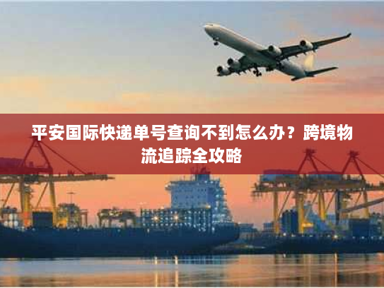 平安国际快递单号查询不到怎么办？跨境物流追踪全攻略