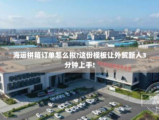 海运拼箱订单怎么拟?这份模板让外贸新人3分钟上手! 海运拼箱订单怎么拟?这份模板让外贸新人3分钟上手!