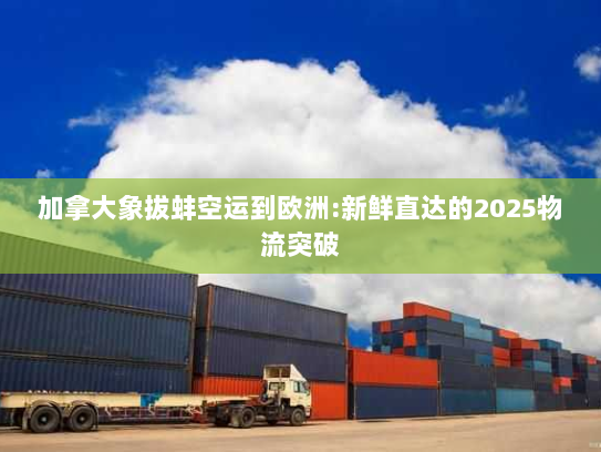 加拿大象拔蚌空运到欧洲:新鲜直达的2025物流突破