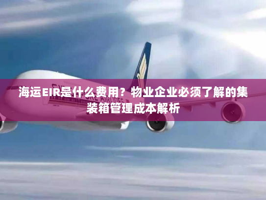 海运EIR是什么费用？物业企业必须了解的集装箱管理成本解析