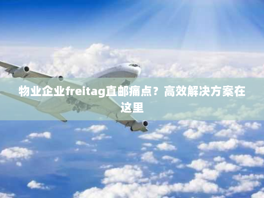 物业企业freitag直邮痛点？高效解决方案在这里