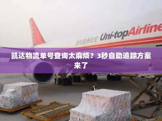 凯达物流单号查询太麻烦？3秒自助追踪方案来了