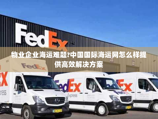 物业企业海运难题?中国国际海运网怎么样提供高效解决方案