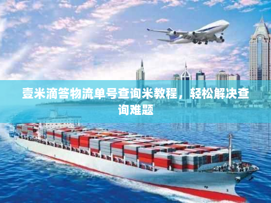 壹米滴答物流单号查询米教程，轻松解决查询难题