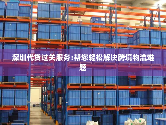 深圳代货过关服务:帮您轻松解决跨境物流难题