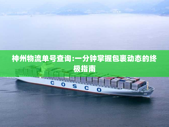神州物流单号查询:一分钟掌握包裹动态的终极指南