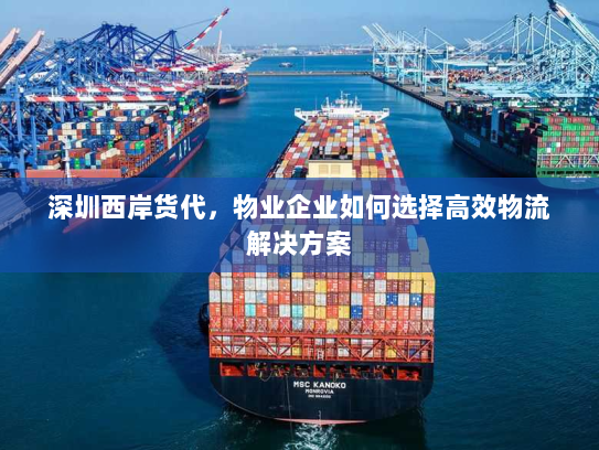 深圳西岸货代，物业企业如何选择高效物流解决方案