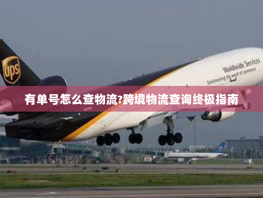 有单号怎么查物流?跨境物流查询终极指南