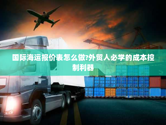 国际海运报价表怎么做?外贸人必学的成本控制利器