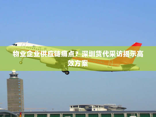 物业企业供应链痛点?深圳货代采访揭示高效方案 物业企业供应链痛点?深圳货代采访揭示高效方案