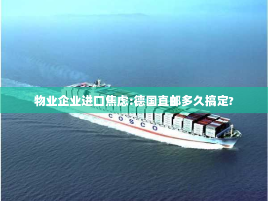 物业企业进口焦虑:德国直邮多久搞定?