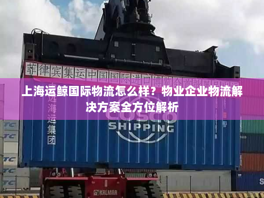 上海运鲸国际物流怎么样?物业企业物流解决方案全方位解析 上海运鲸国际物流怎么样?物业企业物流解决方案全方位解析