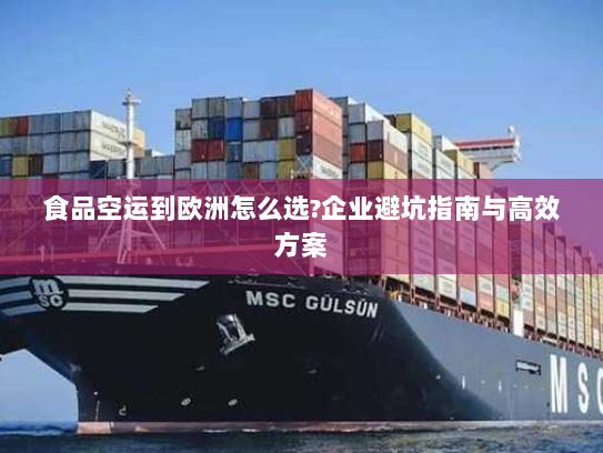 食品空运到欧洲怎么选?企业避坑指南与高效方案