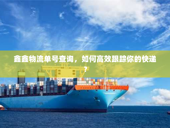鑫鑫物流单号查询，如何高效跟踪你的快递？