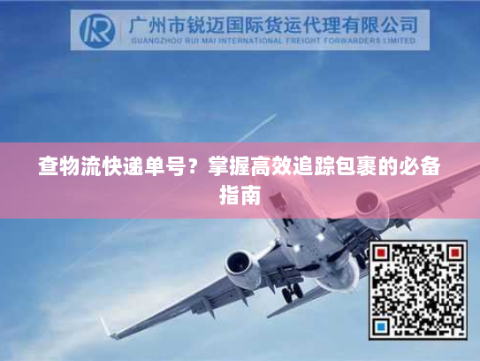 查物流快递单号？掌握高效追踪包裹的必备指南
