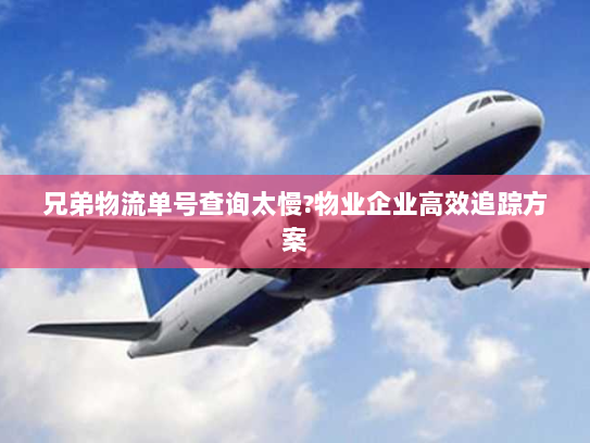兄弟物流单号查询太慢?物业企业高效追踪方案 兄弟物流单号查询太慢?物业企业高效追踪方案
