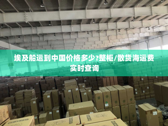 埃及船运到中国价格多少?整柜/散货海运费实时查询