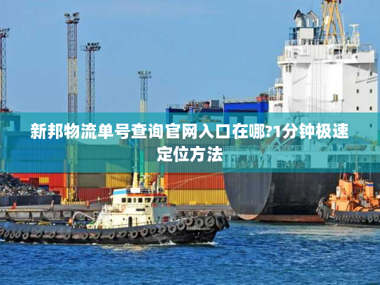 新邦物流单号查询官网入口在哪?1分钟极速定位方法