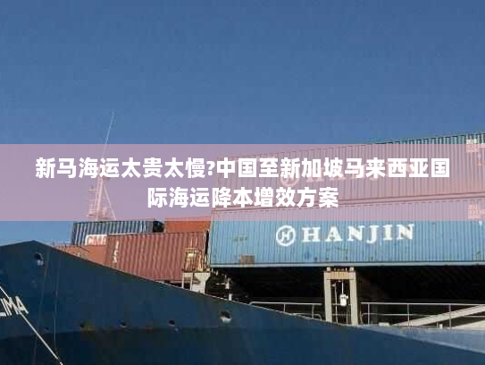 新马海运太贵太慢?中国至新加坡马来西亚国际海运降本增效方案