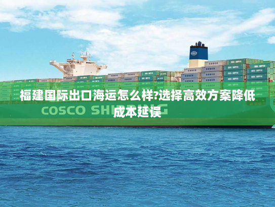 福建国际出口海运怎么样?选择高效方案降低成本延误