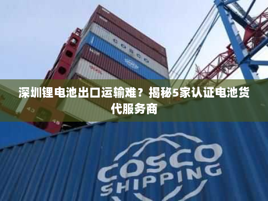 深圳锂电池出口运输难？揭秘5家认证电池货代服务商