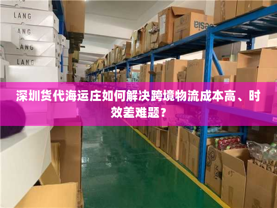 深圳货代海运庄如何解决跨境物流成本高、时效差难题？