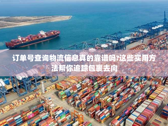 订单号查询物流信息真的靠谱吗?这些实用方法帮你追踪包裹去向