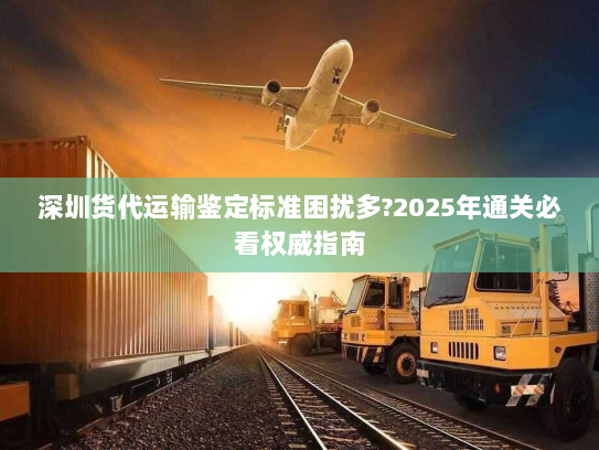 深圳货代运输鉴定标准困扰多?2025年通关必看权威指南