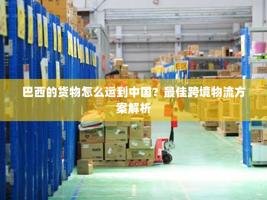 巴西的货物怎么运到中国？最佳跨境物流方案解析