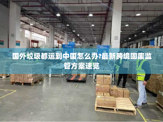 国外垃圾都运到中国怎么办?最新跨境固废监管方案速览