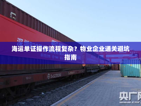 海运单证操作流程复杂？物业企业通关避坑指南