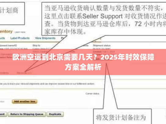 欧洲空运到北京需要几天？2025年时效保障方案全解析