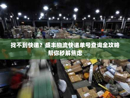 找不到快递?盛丰物流快递单号查询全攻略帮你秒解焦虑 找不到快递?盛丰物流快递单号查询全攻略帮你秒解焦虑